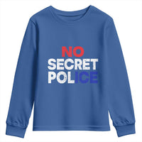 Subtle Abolish Ice Youth Sweatshirt No Secret Police