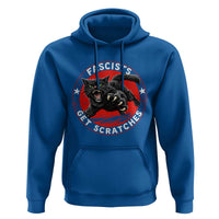 Vintage Black Cat Against Fascists Hoodie