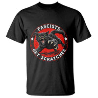 Vintage Black Cat Against Fascists T Shirt