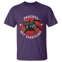Vintage Black Cat Against Fascists T Shirt