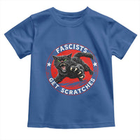 Vintage Black Cat Against Fascists Toddler T Shirt