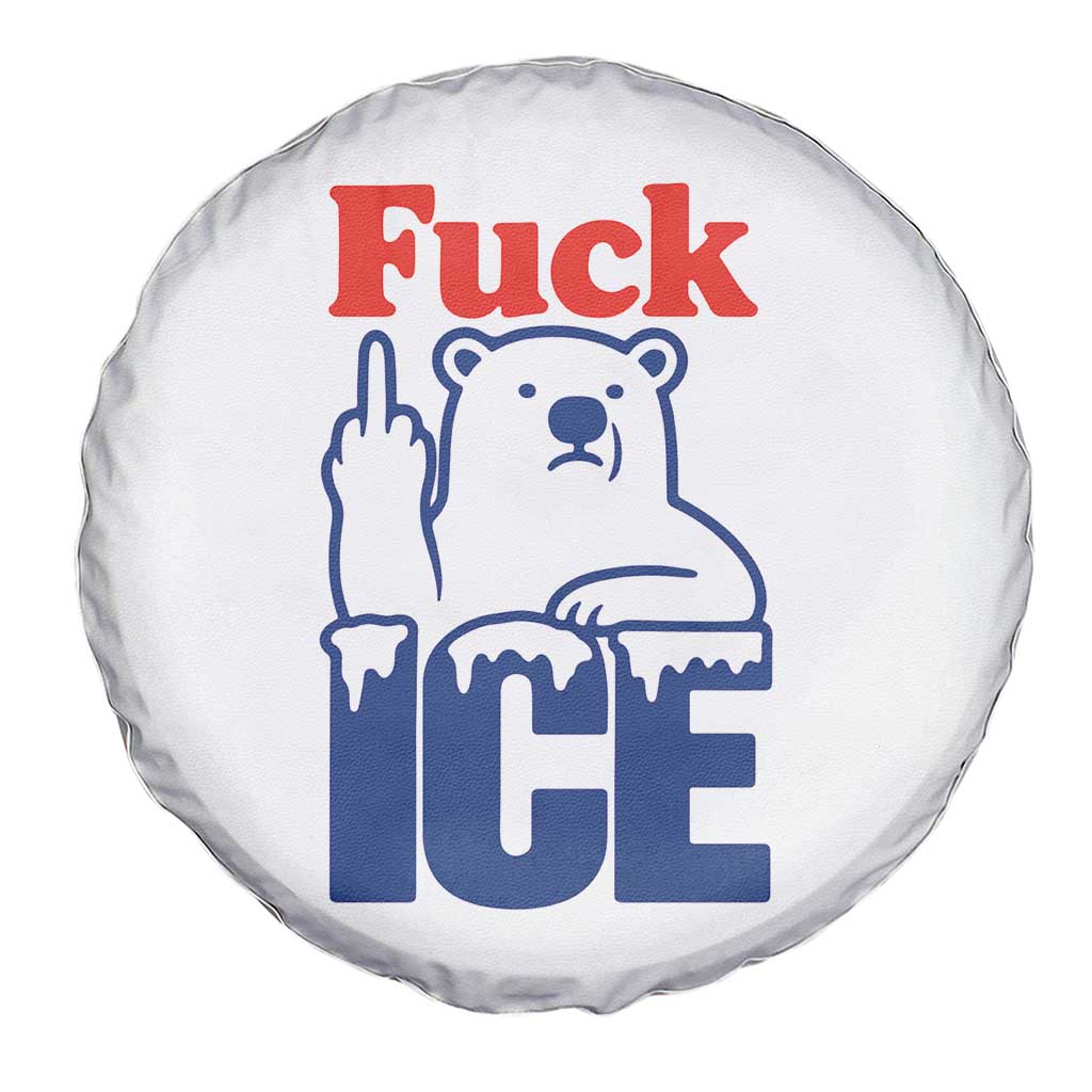 Fck Ice Spare Tire Cover Get The Fck Out Of Minneapolis Polar Bear