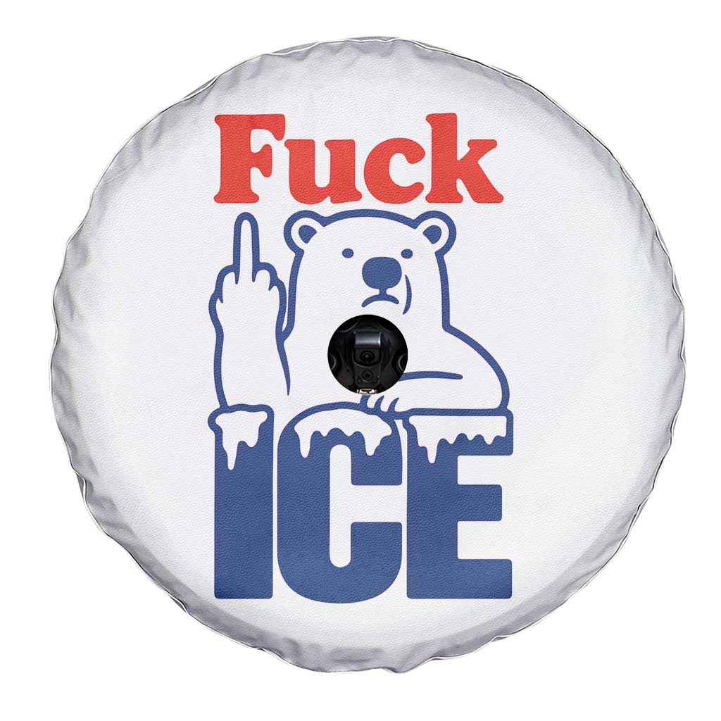 Fck Ice Spare Tire Cover Get The Fck Out Of Minneapolis Polar Bear