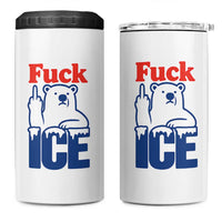 Fck Ice 4 in 1 Can Cooler Tumbler Get The Fck Out Of Minneapolis Polar Bear