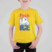 Fck Ice T Shirt For Kid Get The Fck Out Of Minneapolis Polar Bear