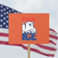Fck Ice Protest Sign Get The Fck Out Of Minneapolis Polar Bear