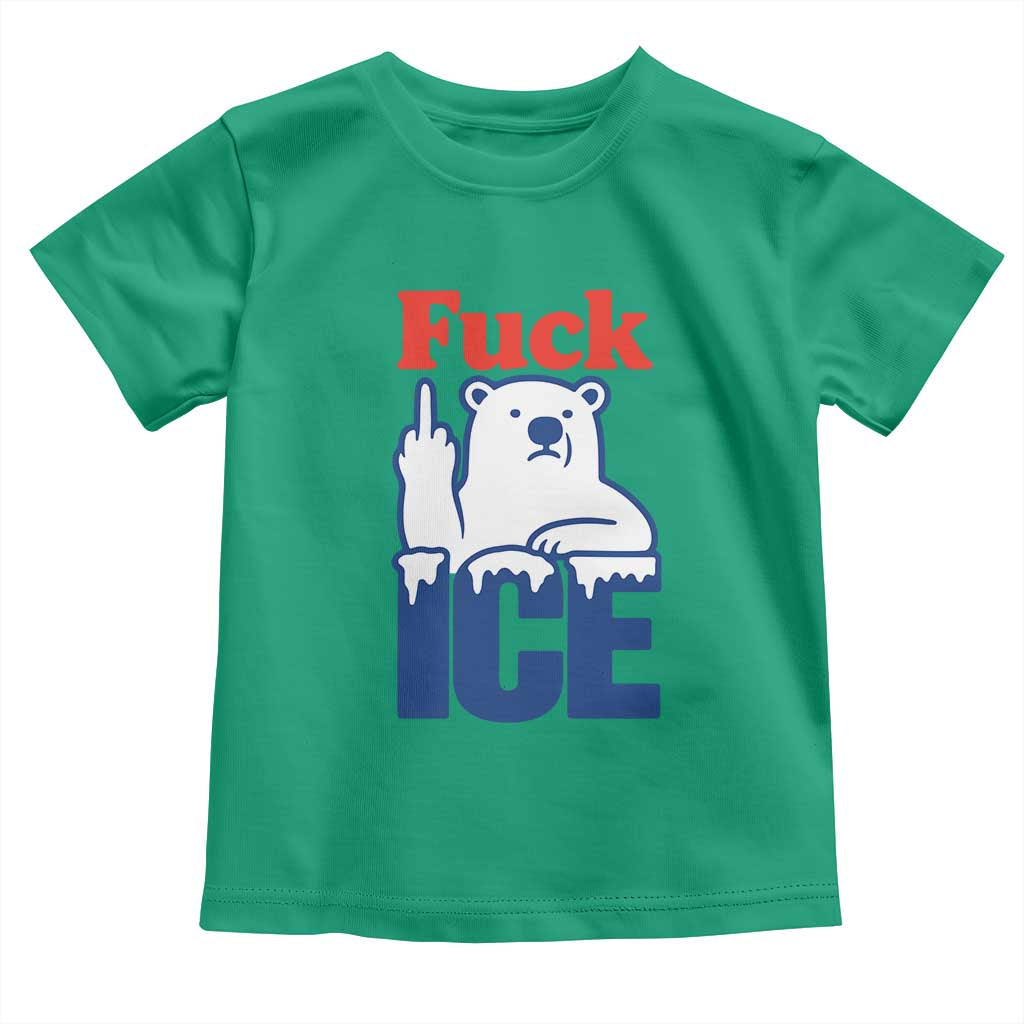 Fck Ice Toddler T Shirt Get The Fck Out Of Minneapolis Polar Bear