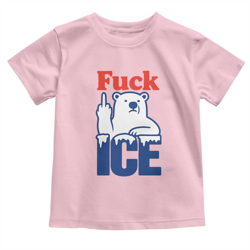 Fck Ice Toddler T Shirt Get The Fck Out Of Minneapolis Polar Bear