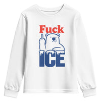 Fck Ice Youth Sweatshirt Get The Fck Out Of Minneapolis Polar Bear
