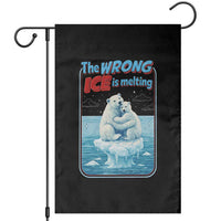 Fck Ice Garden Flag The Wrong Ice Is Melting Polar Bear Social Justice