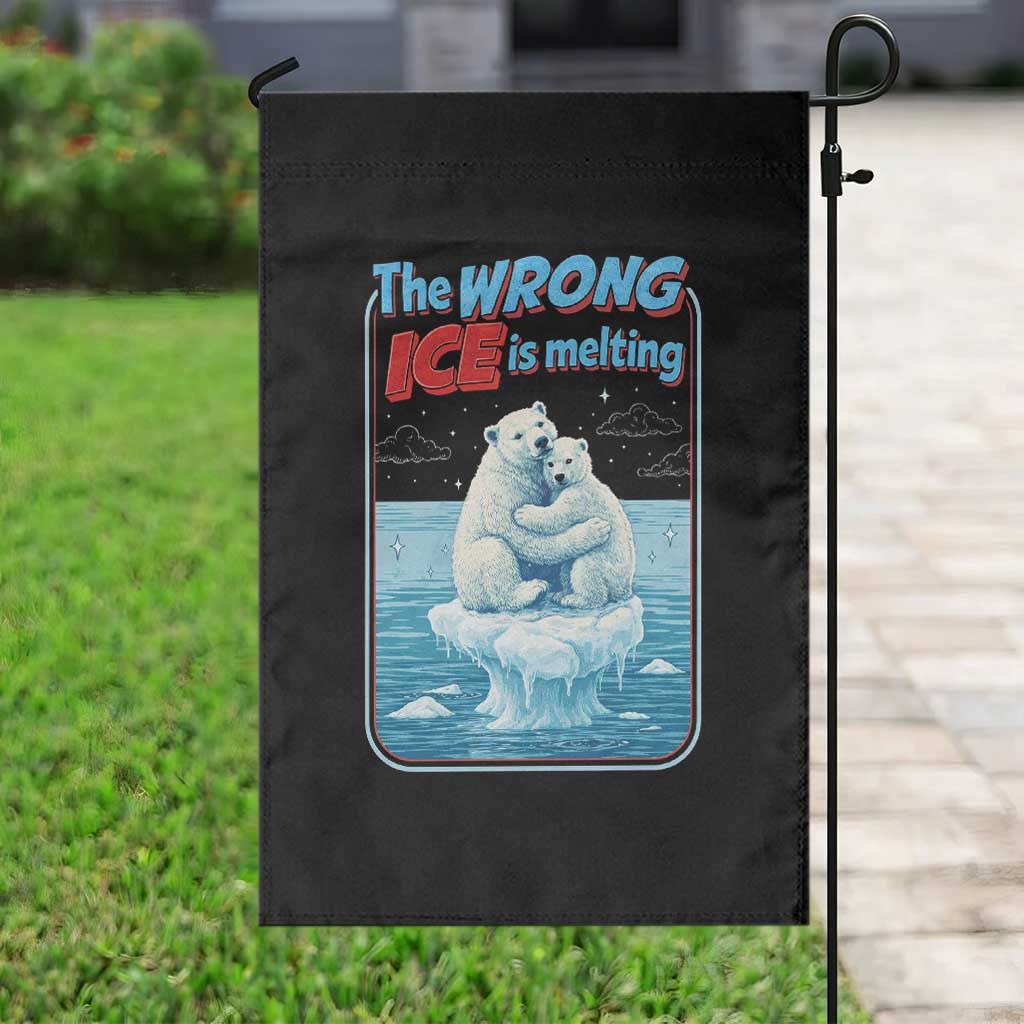 Fck Ice Garden Flag The Wrong Ice Is Melting Polar Bear Social Justice