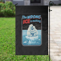 Fck Ice Garden Flag The Wrong Ice Is Melting Polar Bear Social Justice
