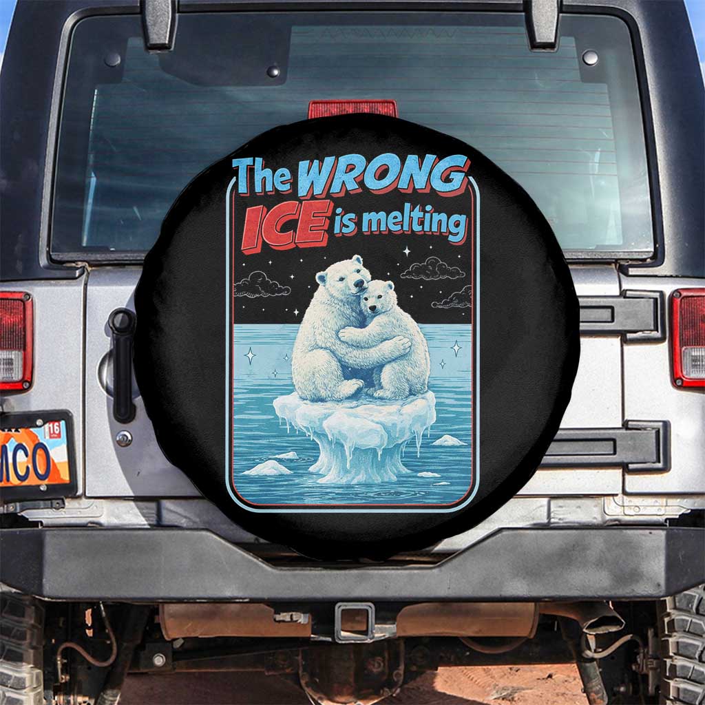 Fck Ice Spare Tire Cover The Wrong Ice Is Melting Polar Bear Social Justice