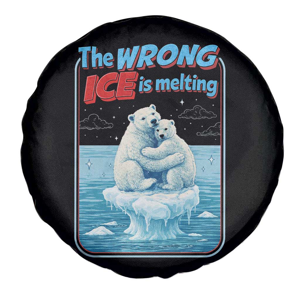 Fck Ice Spare Tire Cover The Wrong Ice Is Melting Polar Bear Social Justice