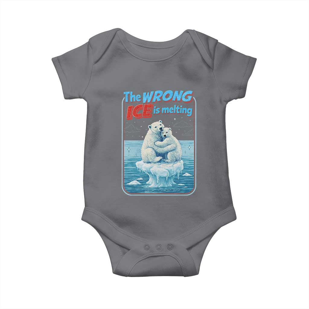 Fck Ice Baby Onesie The Wrong Ice Is Melting Polar Bear Social Justice