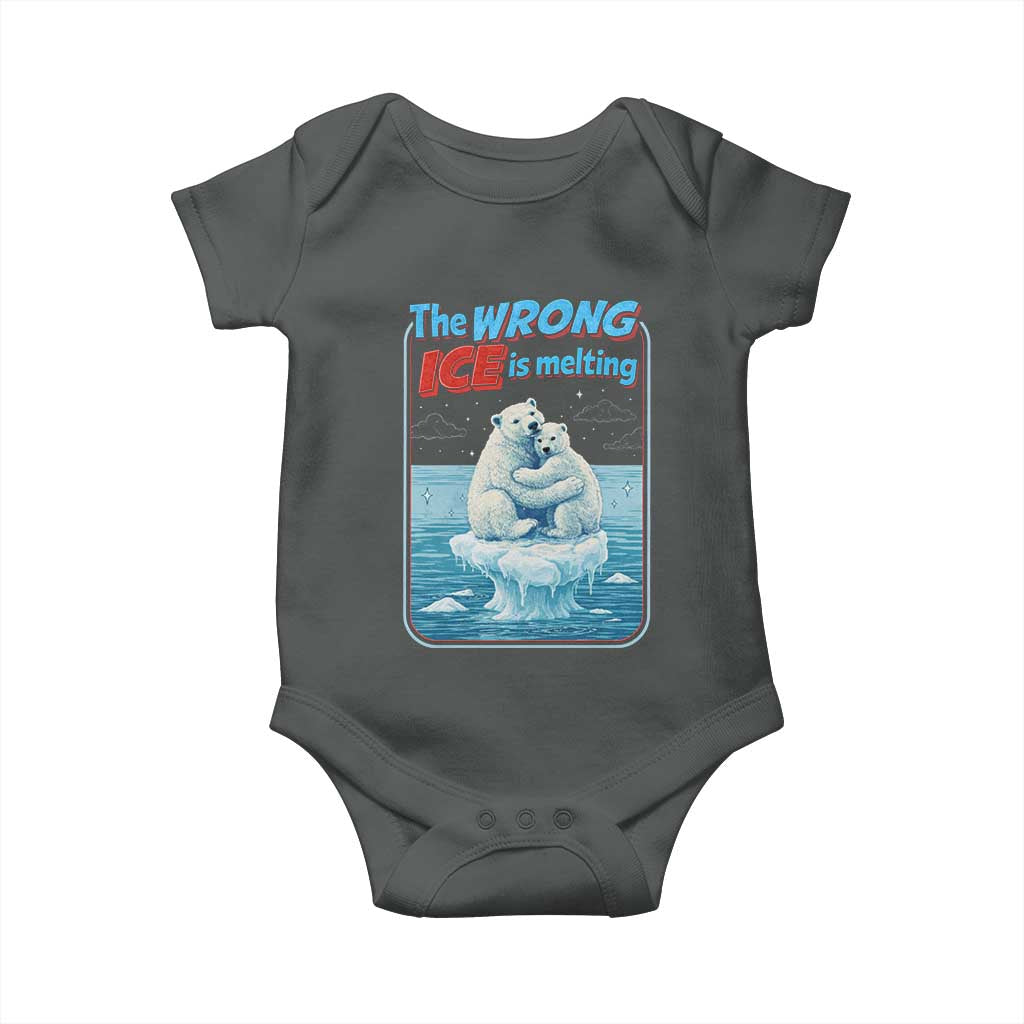 Fck Ice Baby Onesie The Wrong Ice Is Melting Polar Bear Social Justice