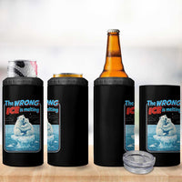 Fck Ice 4 in 1 Can Cooler Tumbler The Wrong Ice Is Melting Polar Bear Social Justice