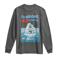 Fck Ice Long Sleeve Shirt The Wrong Ice Is Melting Polar Bear Social Justice