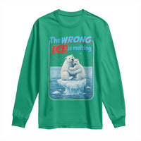 Fck Ice Long Sleeve Shirt The Wrong Ice Is Melting Polar Bear Social Justice