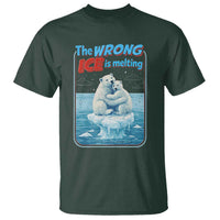 Fck Ice T Shirt The Wrong Ice Is Melting Polar Bear Social Justice