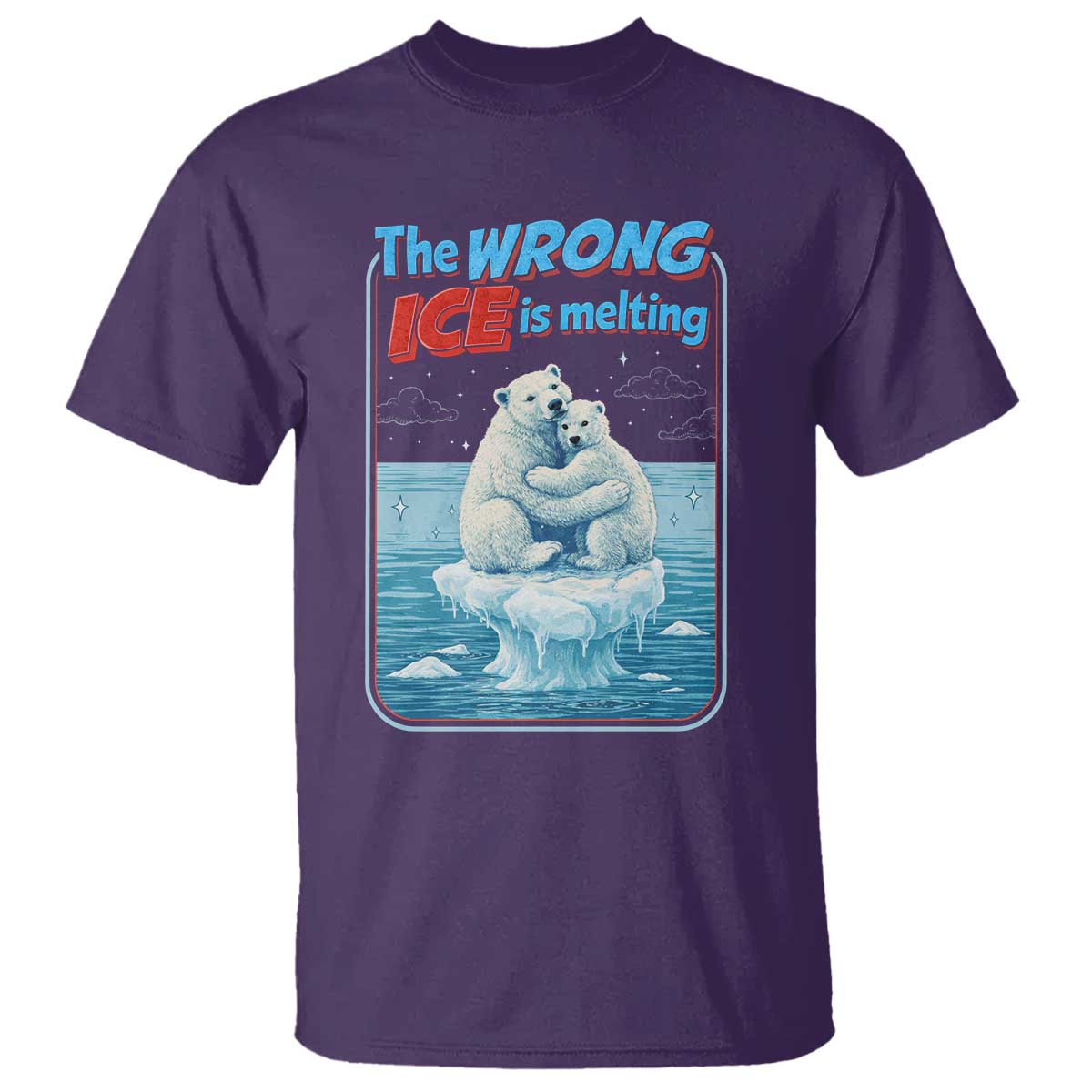 Fck Ice T Shirt The Wrong Ice Is Melting Polar Bear Social Justice