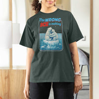 Fck Ice T Shirt For Women The Wrong Ice Is Melting Polar Bear Social Justice