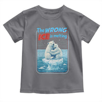 Fck Ice Toddler T Shirt The Wrong Ice Is Melting Polar Bear Social Justice