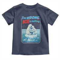 Fck Ice Toddler T Shirt The Wrong Ice Is Melting Polar Bear Social Justice