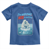 Fck Ice Toddler T Shirt The Wrong Ice Is Melting Polar Bear Social Justice