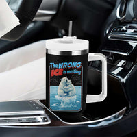 Fck Ice Tumbler With Handle The Wrong Ice Is Melting Polar Bear Social Justice