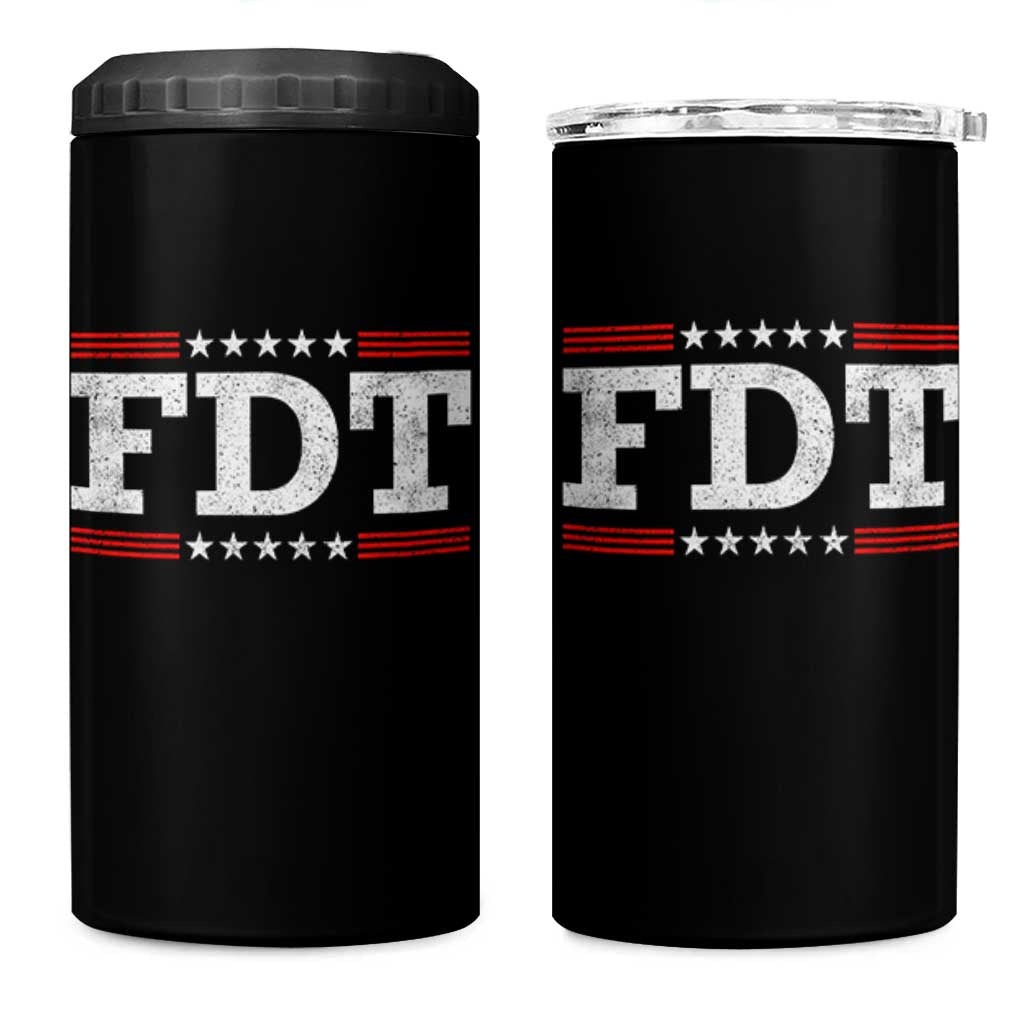 FDT 4 in 1 Can Cooler Tumbler Resistance Resist Tyranny Support