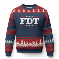 FDT Ugly Christmas Sweater Resistance Resist Tyranny Support