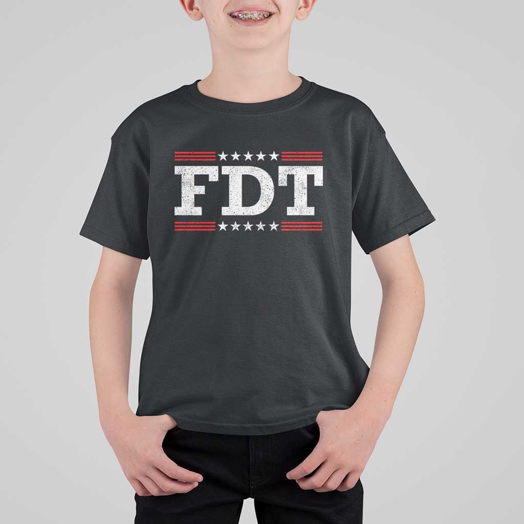 FDT T Shirt For Kid Resistance Resist Tyranny Support
