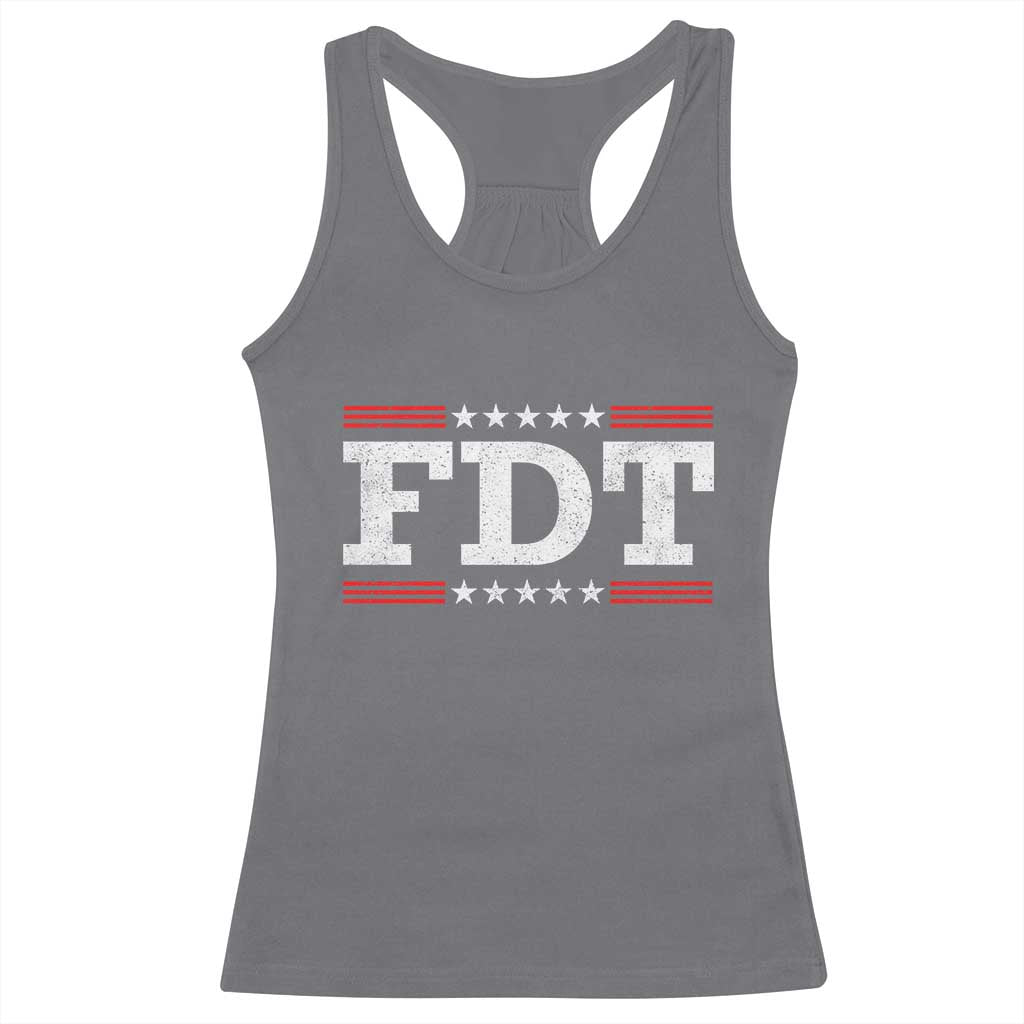 FDT Racerback Tank Top Resistance Resist Tyranny Support