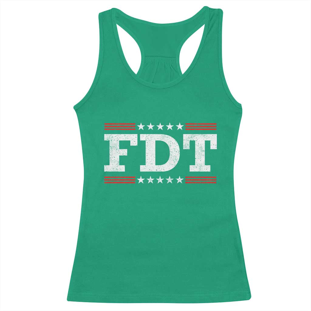 FDT Racerback Tank Top Resistance Resist Tyranny Support