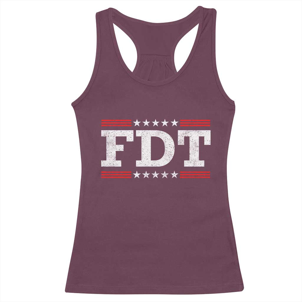 FDT Racerback Tank Top Resistance Resist Tyranny Support