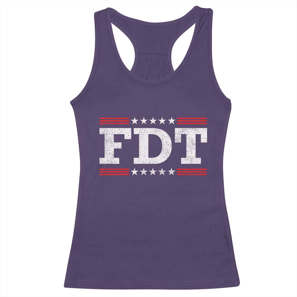FDT Racerback Tank Top Resistance Resist Tyranny Support