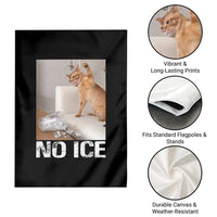 Funny Cat Meme No Ice Garden Flag Subtle FDT Political Satire Satirical Humor
