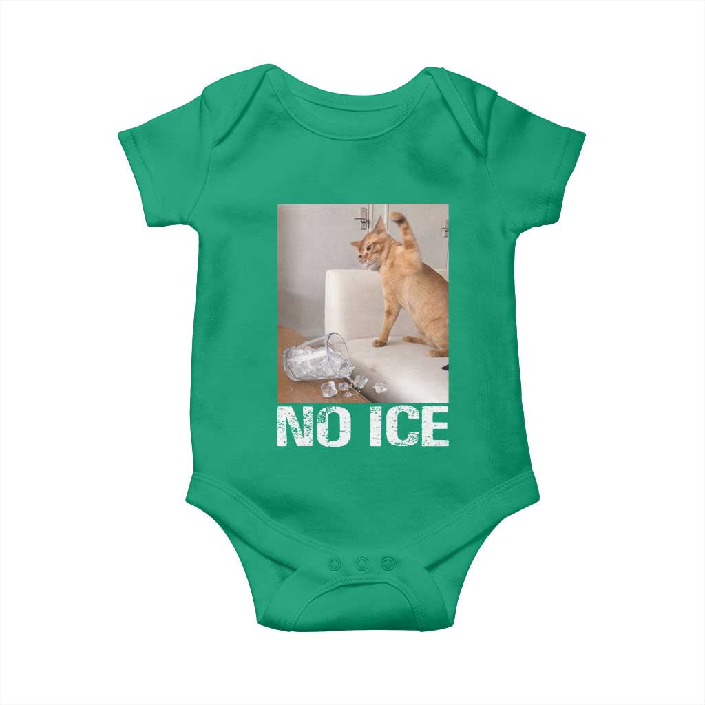 Funny Cat Meme No Ice Baby Onesie Subtle FDT Political Satire Satirical Humor