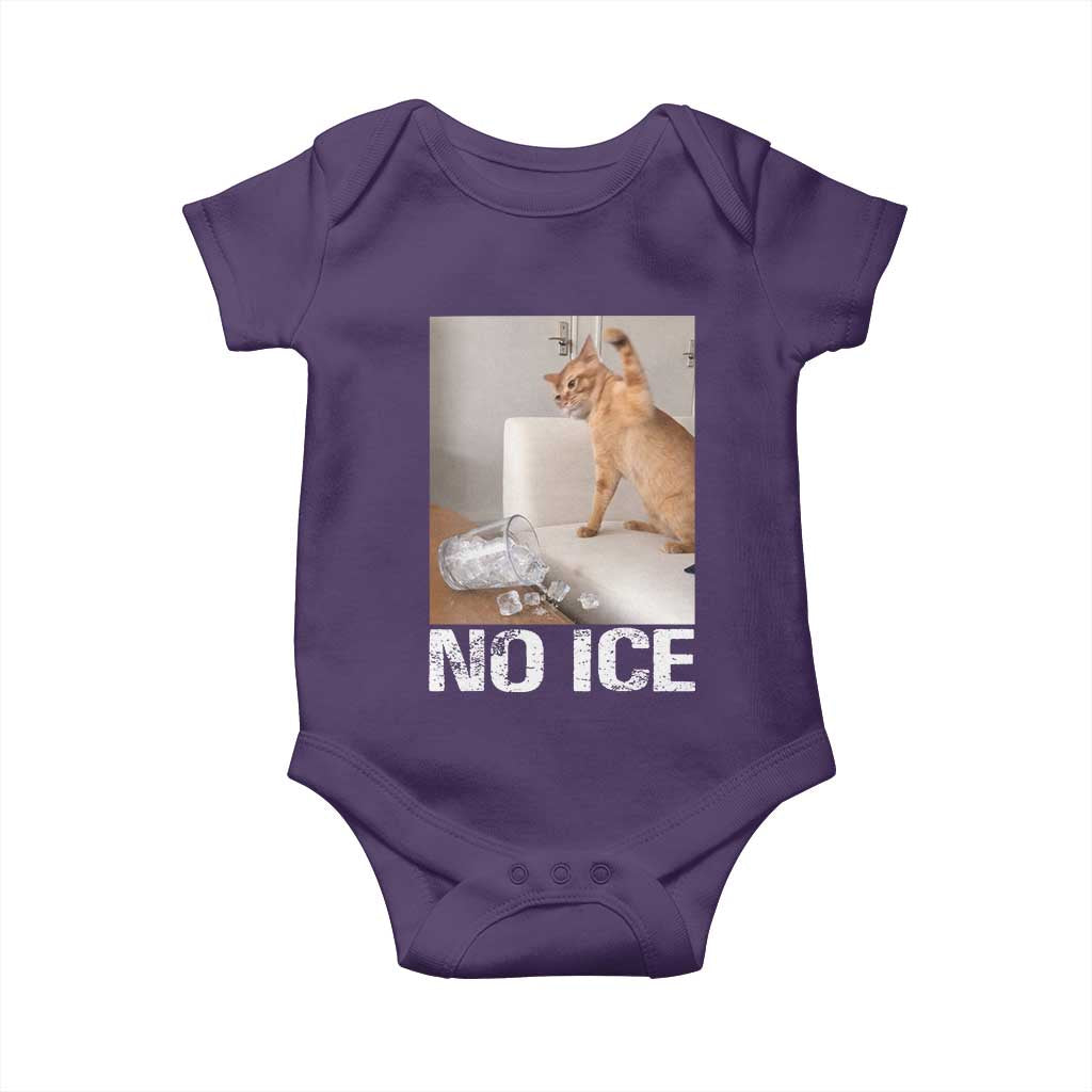 Funny Cat Meme No Ice Baby Onesie Subtle FDT Political Satire Satirical Humor