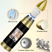 Funny Cat Meme No Ice Bullet Tumbler Subtle FDT Political Satire Satirical Humor