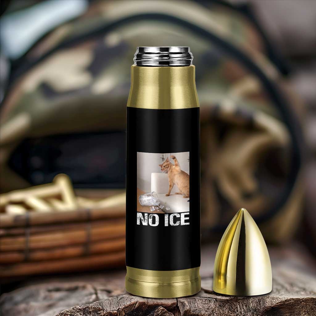 Funny Cat Meme No Ice Bullet Tumbler Subtle FDT Political Satire Satirical Humor