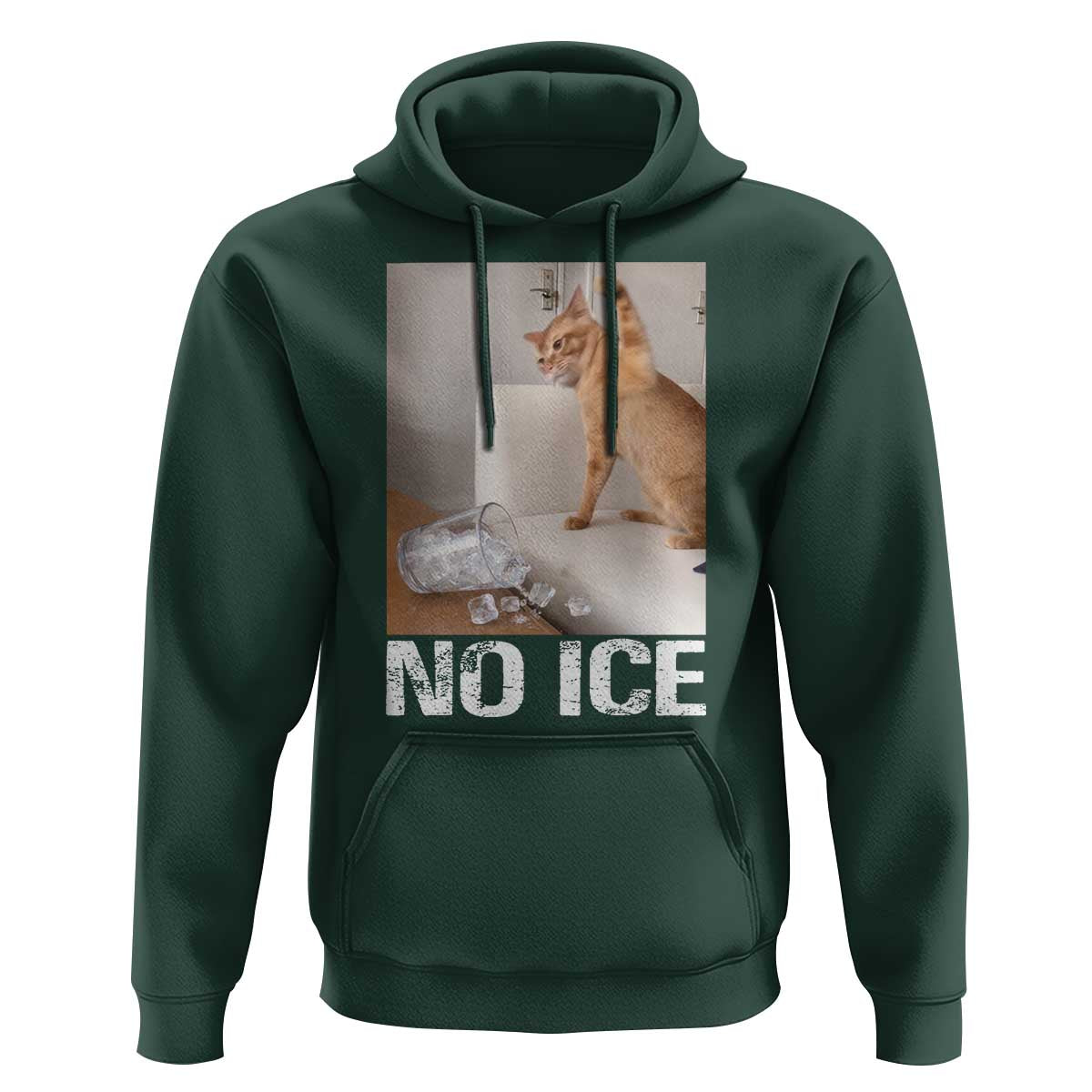 Funny Cat Meme No Ice Hoodie Subtle FDT Political Satire Satirical Humor