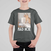 Funny Cat Meme No Ice T Shirt For Kid Subtle FDT Political Satire Satirical Humor