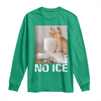 Funny Cat Meme No Ice Long Sleeve Shirt Subtle FDT Political Satire Satirical Humor