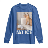 Funny Cat Meme No Ice Long Sleeve Shirt Subtle FDT Political Satire Satirical Humor