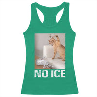 Funny Cat Meme No Ice Racerback Tank Top Subtle FDT Political Satire Satirical Humor