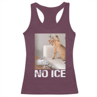 Funny Cat Meme No Ice Racerback Tank Top Subtle FDT Political Satire Satirical Humor