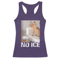 Funny Cat Meme No Ice Racerback Tank Top Subtle FDT Political Satire Satirical Humor