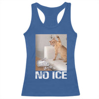 Funny Cat Meme No Ice Racerback Tank Top Subtle FDT Political Satire Satirical Humor
